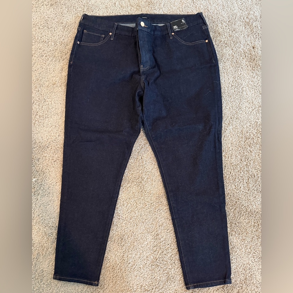 Express Women's Skinny Jeans in Dark Blue